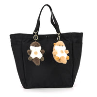 4 PCS CUTSIE SEA OTTER PLUSH KEY CHARM IN POLYESTER