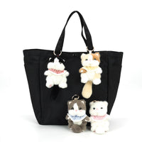 4 PCS CUTSIE CAT PLUSH KEY CHARM IN POLYESTER