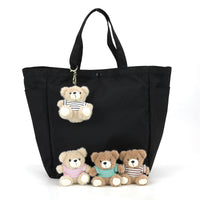 4 PCS CUTSIE BEAR PLUSH KEY CHARM IN POLYESTER