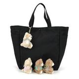 4 PCS CUTSIE BEAR PLUSH KEY CHARM IN POLYESTER