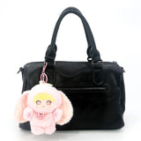 4 pcs adorable plushy animal dolls key charms/ bag charms/ key chains in polyester