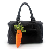4 pcs adorable plushy veggie bag charms/ key chains/ key charms
