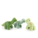 3 pcs adorable plushy dino key charms/ key chains/ key charms