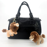 4 pcs adorable plushy lion bag charms/ key chains/ key charms