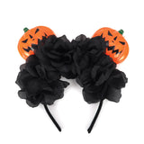 Jack-O'-Lantern Poof Headband
