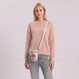 Cute Noodles Cup Crossbody Bag in  Vinyl