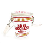 Cute Noodles Cup Crossbody Bag in  Vinyl