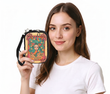 Psychedelic Padded Wristlet