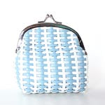 PVC  BRAIDED COIN  PURSES ASSORTED 12PCS