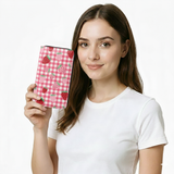 Strawberry Gingham Wallet