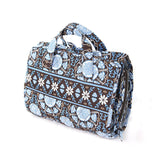 FLORAL QUILTED COSMETIC ROLL