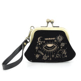 CELESTIAL EYE KISS LOCK COIN PURSE IN VELVOUR