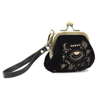 CELESTIAL EYE KISS LOCK COIN PURSE IN VELVOUR