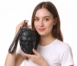 skull face wristlet