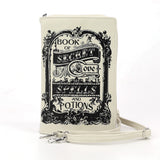 Book of Spells for Love Book Clutch Bag in Vinyl Material