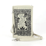 Book of Spells for Love Book Clutch Bag in Vinyl Material