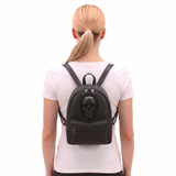 Protruded Skull Backpack In Vinyl