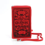 Grimoire Book Clutch Bag in Vinyl