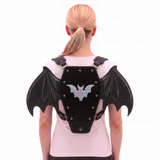 Bat Coffin Convertible Backpack in Vinyl