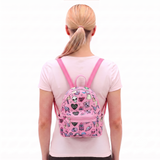 Alien Collage Mini Backpack in Vinyl