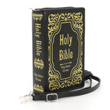 Holy Bible KJV Book Clutch Bag in Vinyl