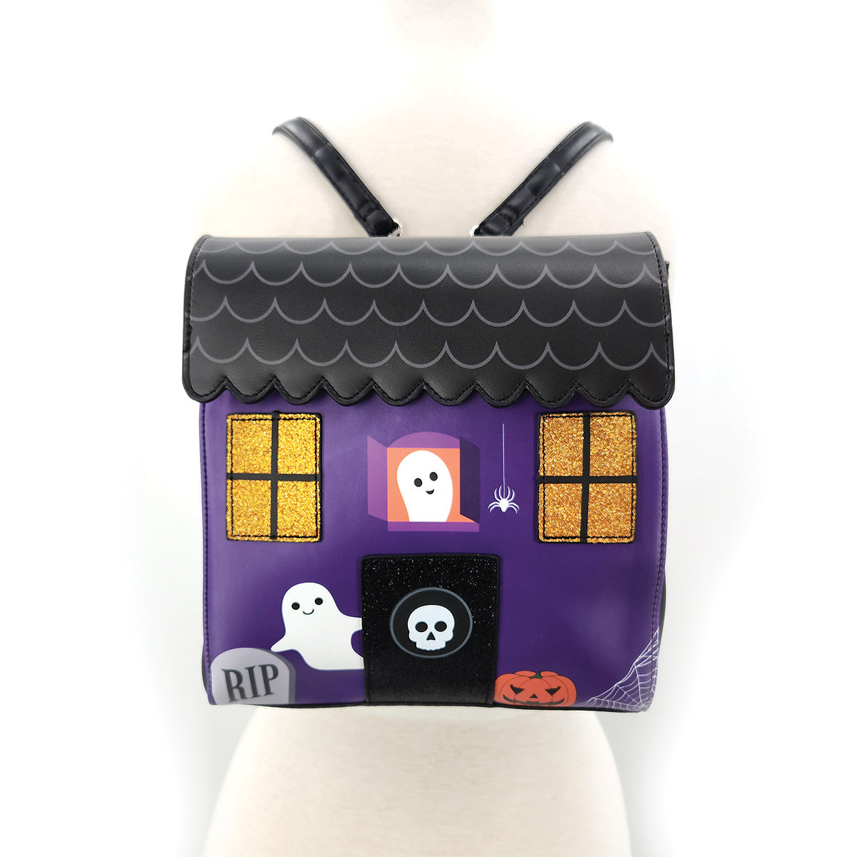 Spooky House Mini Backpack in Vinyl