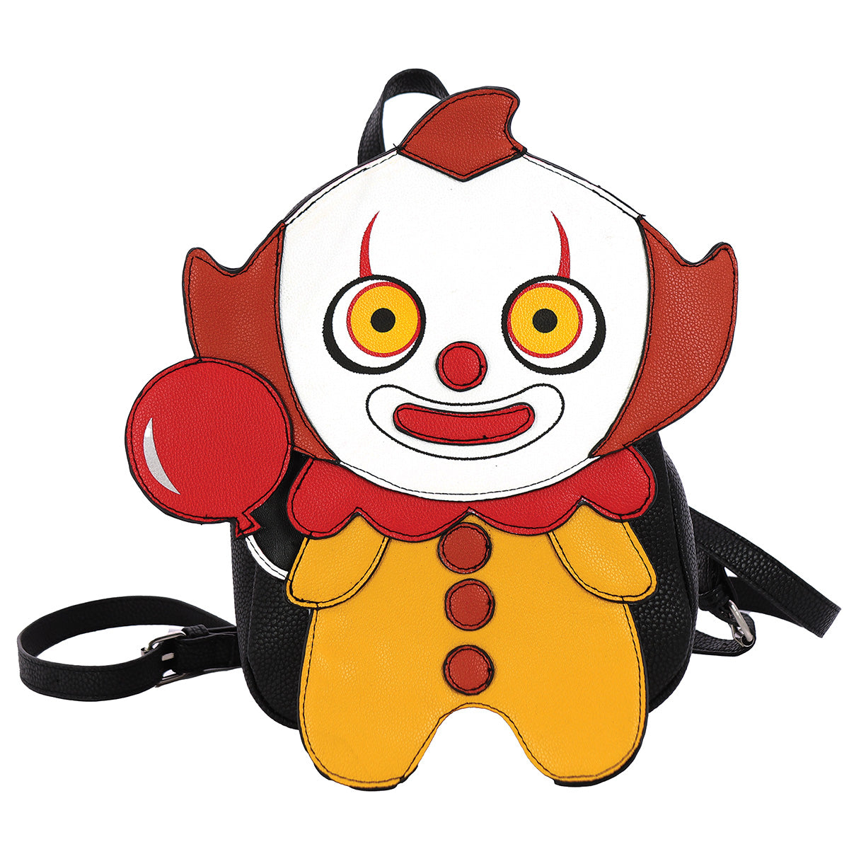 Cute Scary Clown Mini Backpack in Vinyl