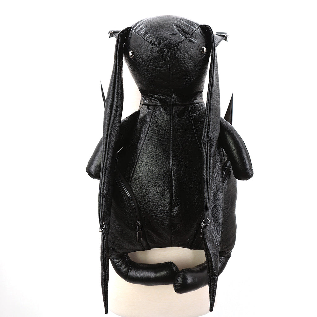 bunny ears leather backpack Long Ears Bunny Backpack in Vinyl – www.comecoinc.com