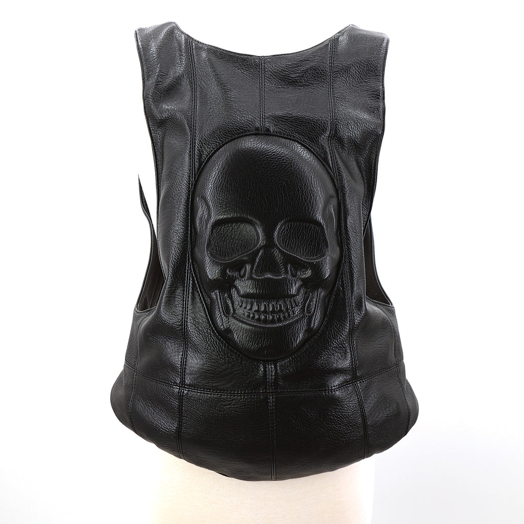 Embossed Skull Embossed Skull Backpack in Vinyl – www.comecoinc.com