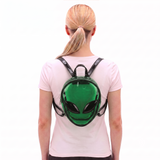 IRIDESCENT ALIEN HEAD BACKPACK