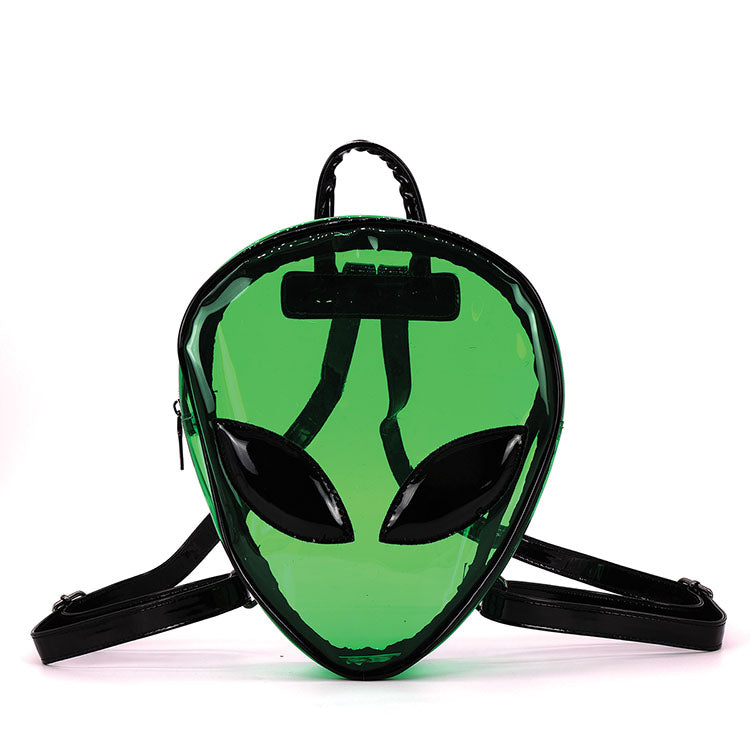 IRIDESCENT ALIEN HEAD BACKPACK www.comecoinc.com IRIDESCENT ALIEN HEAD BACKPACK www.comecoinc.com