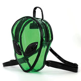 IRIDESCENT ALIEN HEAD BACKPACK