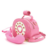 Pink Dial Phone in Vinyl X Bodybag