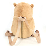 Capybara Furry Plush Backpack