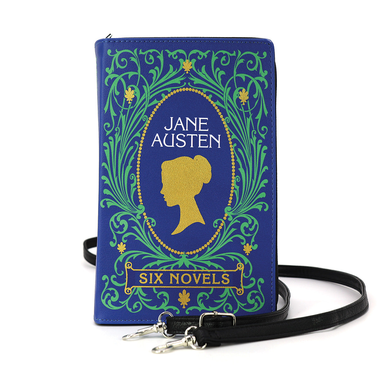 Jane Austen Novels Book Clutch Bag