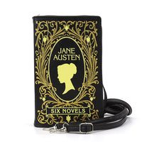 Jane Austen Novels Book Clutch Bag