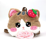 STRAWBERRY KITTY FACE BACKPACK IN POLYESTER