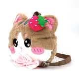 STRAWBERRY KITTY FACE BACKPACK IN POLYESTER