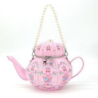 Teapot Crossbody Bag in Vinyl
