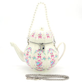Teapot Crossbody Bag in Vinyl