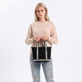 SPARKLY SMALL SHOULDER BAG IN CANVAS