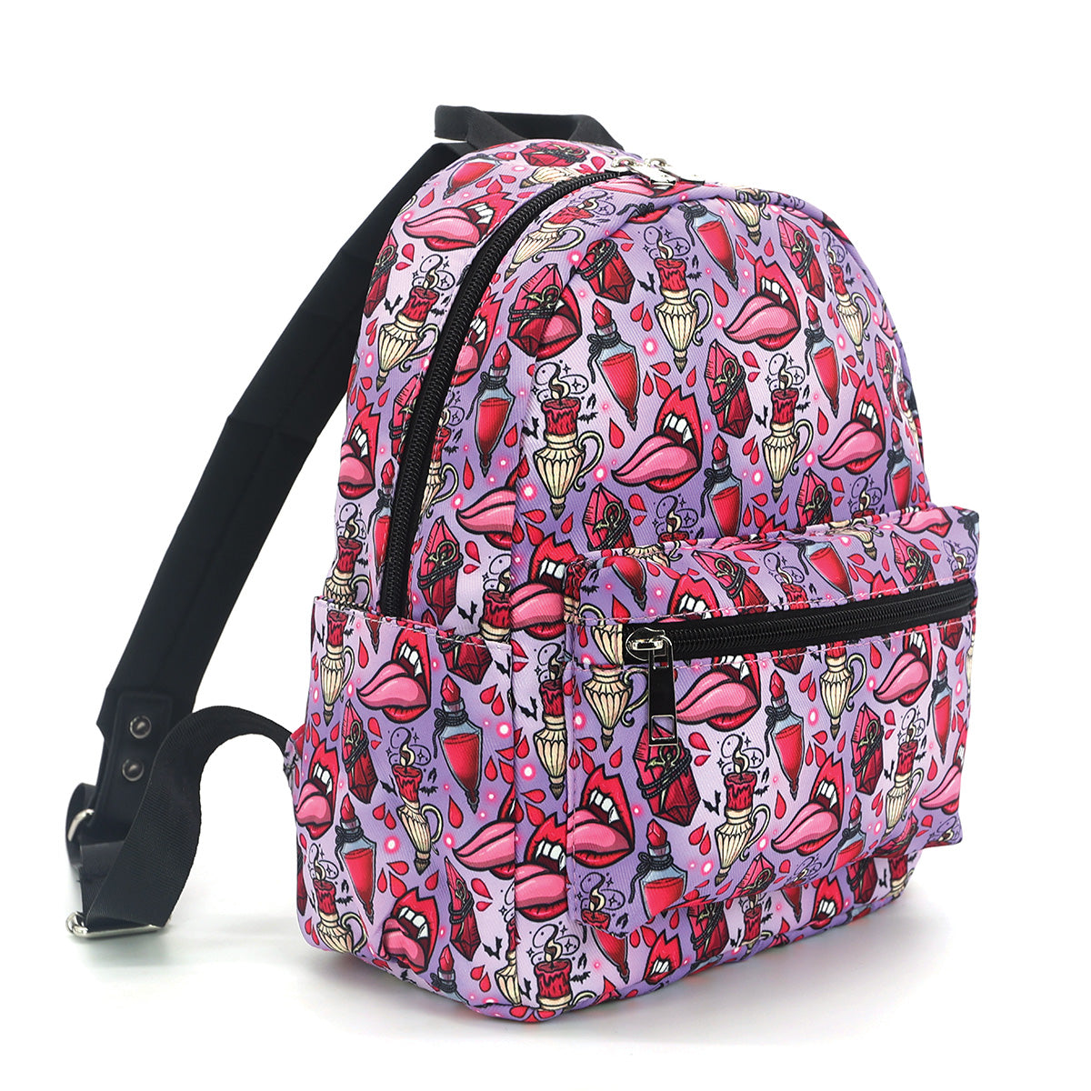 Vampire Tongue Mini Backpack in Polyester – www.comecoinc.com