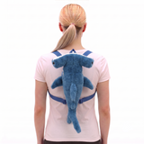 Hammerhead Shark Plushy Backpack in Polyester Material