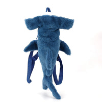 Hammerhead Shark Plushy Backpack in Polyester Material