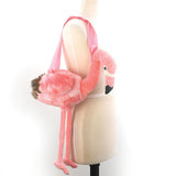 Flamingo Plushy Backpack in Polyester