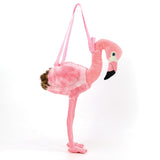 Flamingo Plushy Backpack in Polyester