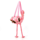 Flamingo Plushy Backpack in Polyester