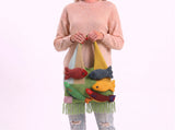 Fish Motifs Hobo Bag in Polyester