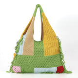 Fish Motifs Hobo Bag in Polyester