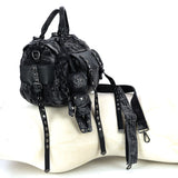 Vintage Wash Denim Satchel